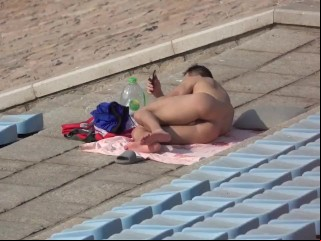 Chinese Bodybuilder Basic Sunbathing 3